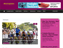Tablet Screenshot of bikemagazine.com.br